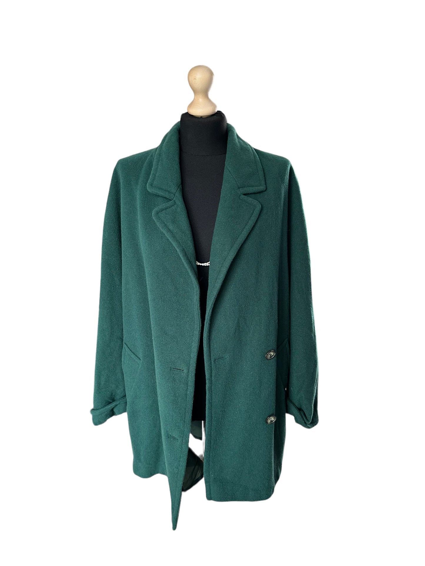 Manteau vert foncé