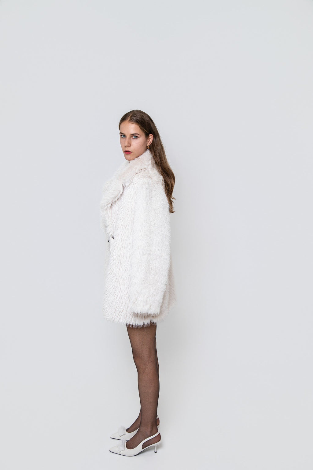 Neige Royale — Fausse fourrure blanche