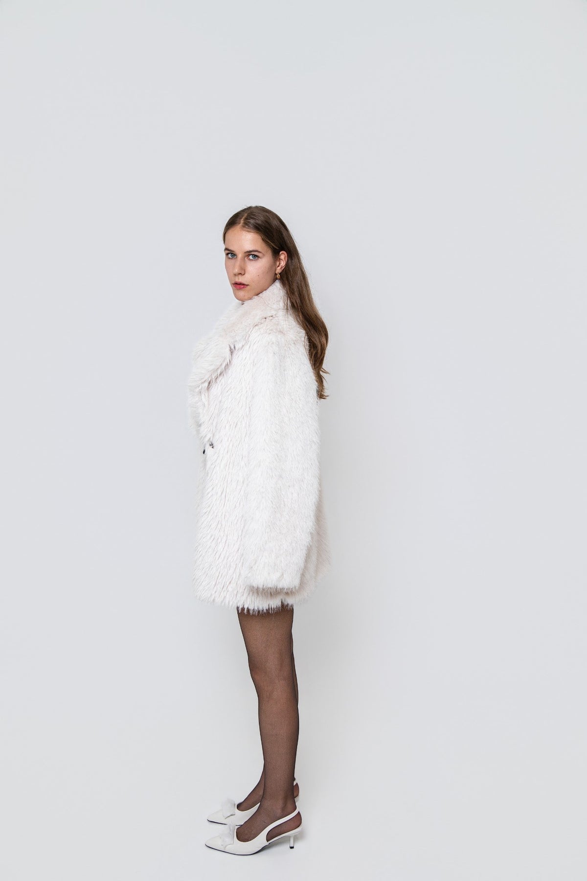 Neige Royale — Fausse fourrure blanche