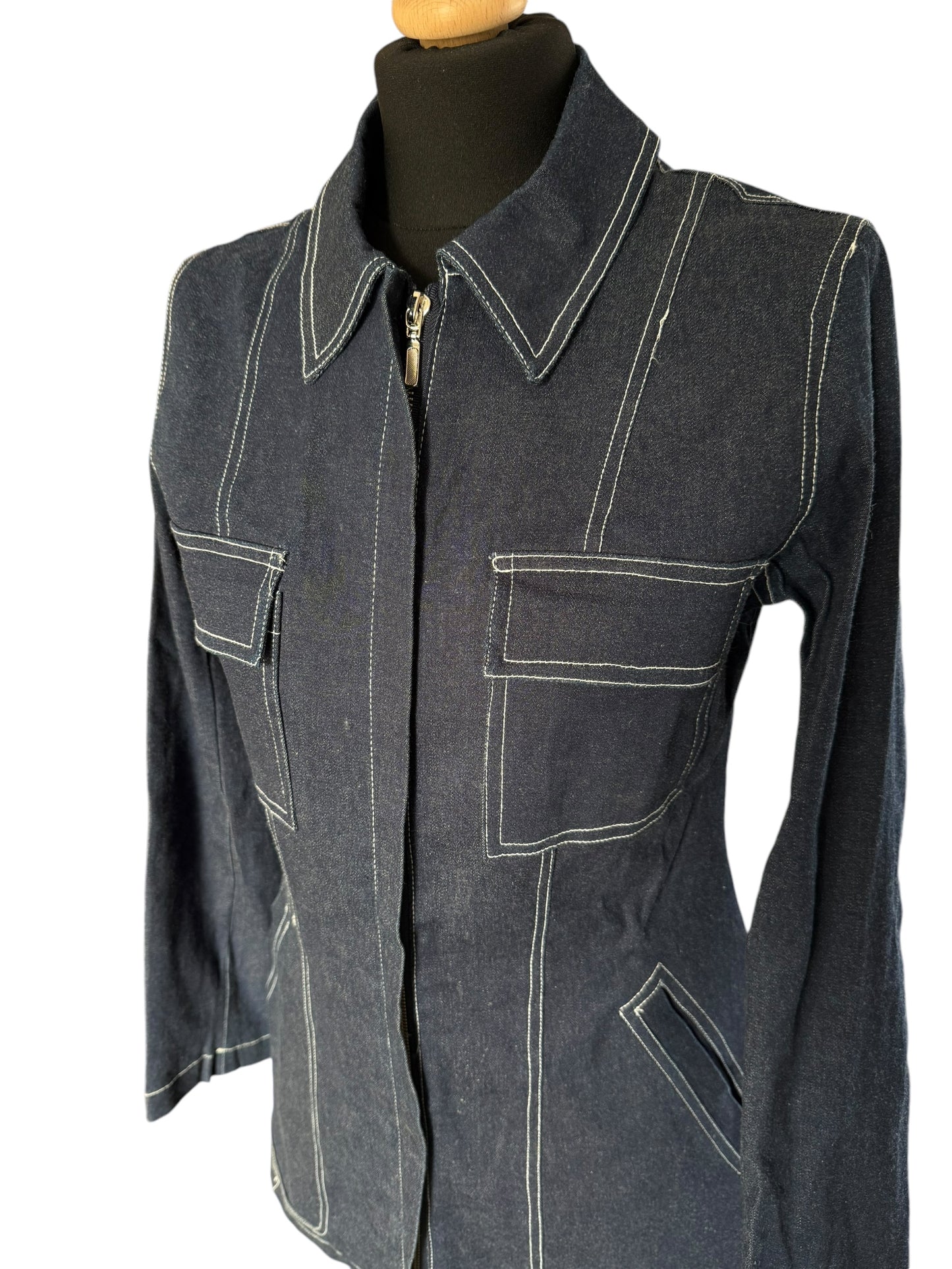 veste effet Combinaison Jeans