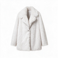 Neige Royale, fausse fourrure blanche, vue de face