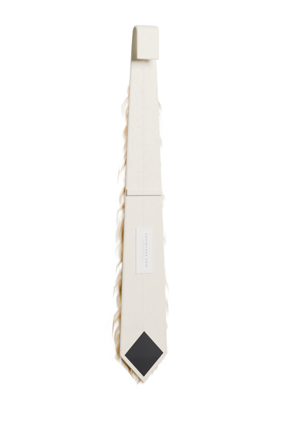 Cravate fourrure SOVINTAGE Sable, vue de dos (rendu 3D v2)